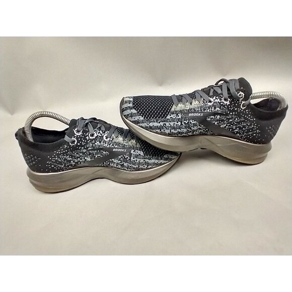 Brooks Levitate 3 Athletic Running Shoes Womens 7.5 Black Gray Low Top Lace Up - Picture 5 of 12